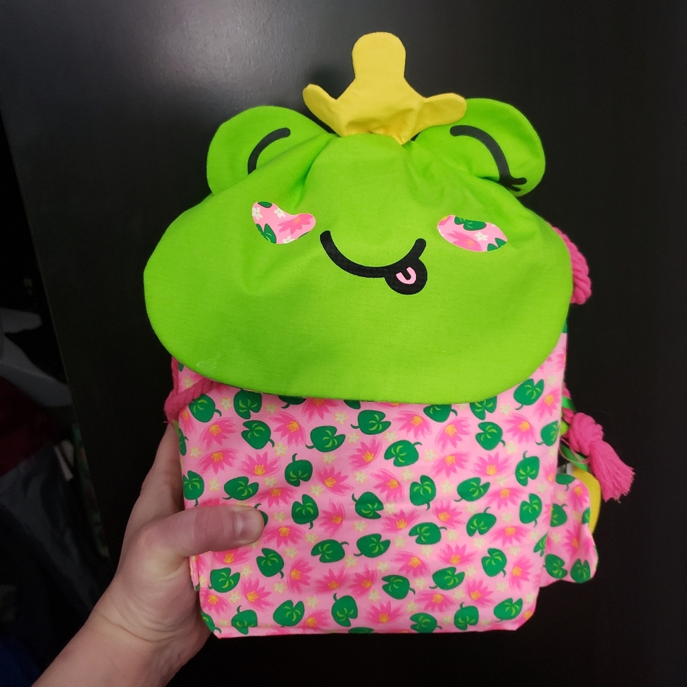 Lush HOPPY FROG Bath Fun Set DRAWSTRING BAG VALENTINES DAY CUTE - Picture 3 of 4